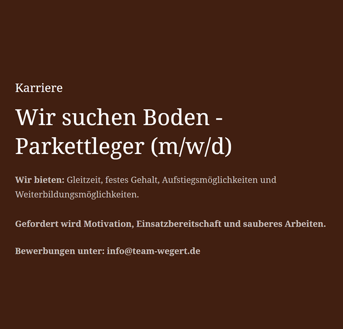 Boden Parkettleger in 97255 Gelchsheim