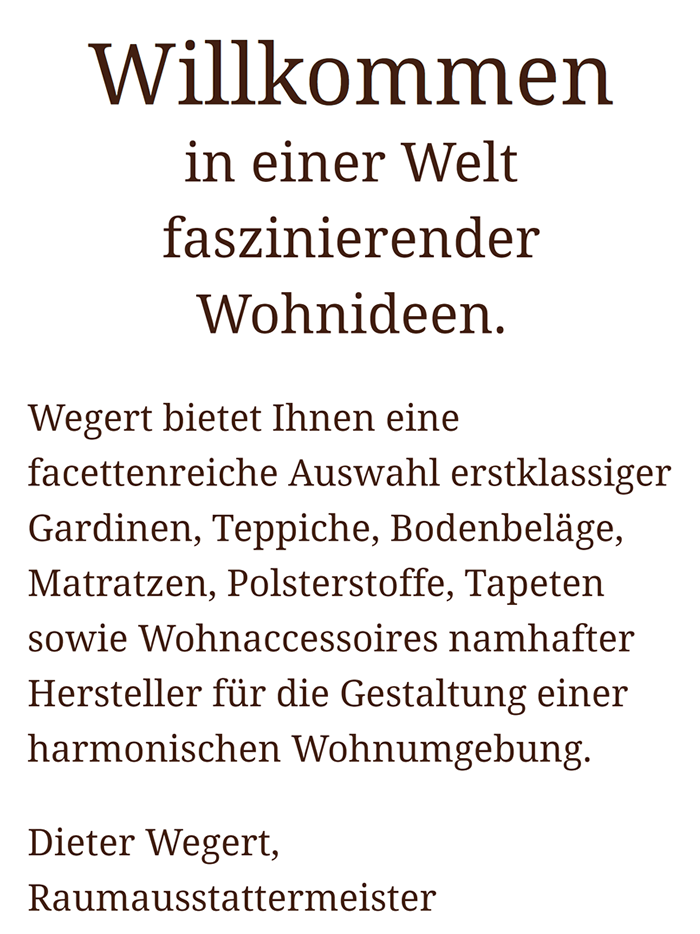 Raumausstattermeister in  Gelchsheim - Oellingen, Sonderhofen oder Osthausen